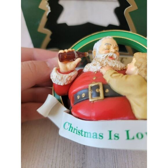 Coca-Cola trim a tree 1938 Christmas Is Love ornament Xmas decor - Picture 3 of 8